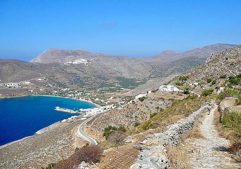 On a hike from the monastery of Hozoviotissa to Ano Potamos and Kato Potamos.