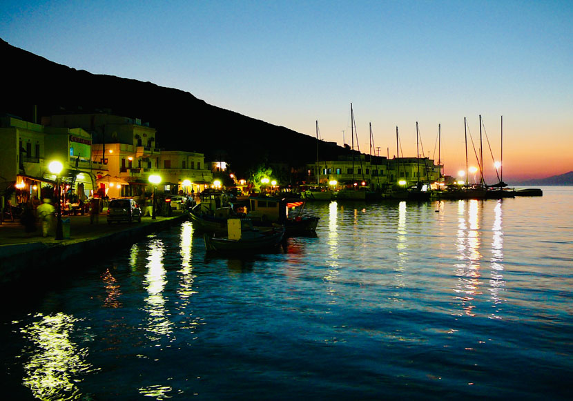 Tavernas in Katapola, Amorgos.