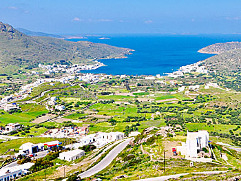 The village Katapola on Amorgos.