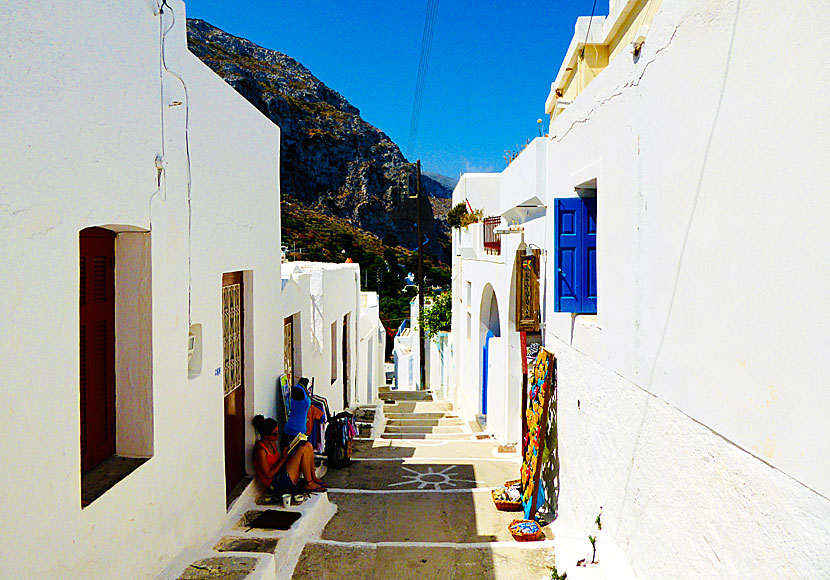 Shops in Langada. Amorgos.