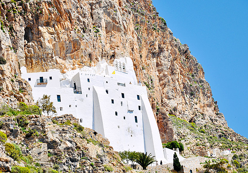 The monastery in Amorgos.