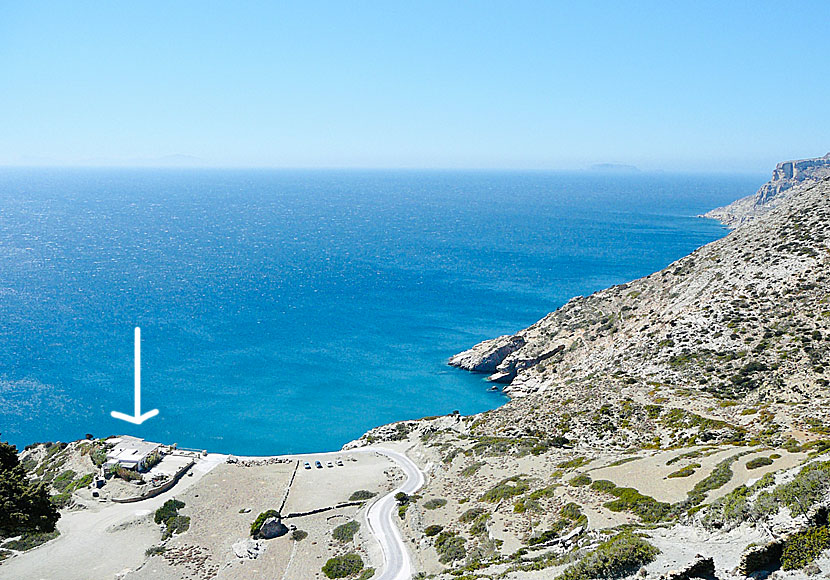 Taverna Mouros at Mouros beach has an incredibly beautiful view of the sea, good food and friendly staff.