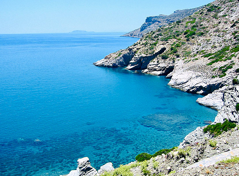 The blueberry blue sea at Mouros beach.