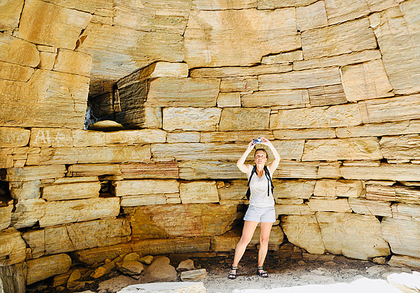 The biggest attraction on Andros in the Cyclades Agios Petros tower. Do not miss!