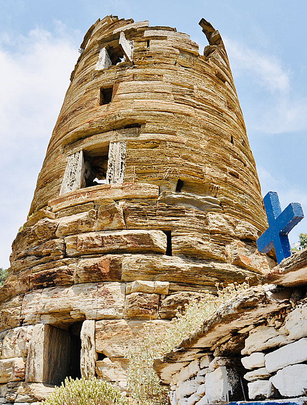 Agios Petros Church on Andros in Greece.