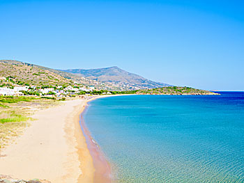Agios Petros beach on Andros.