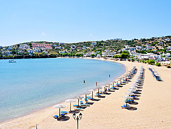 Batsi beach on Andros.