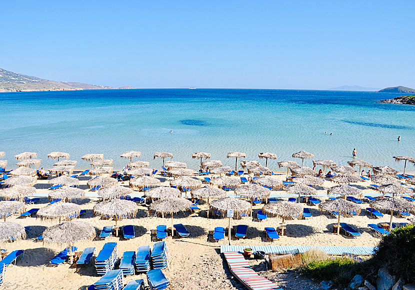 Chryssi Ammos beach between Batsi and Gavrio on Andros.