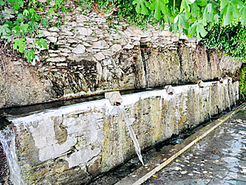 Caves, bridges and fountains on Andros.