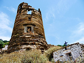 Agios Petros Tower on Andros.