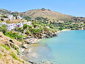 Aneroussa beach on Andros.