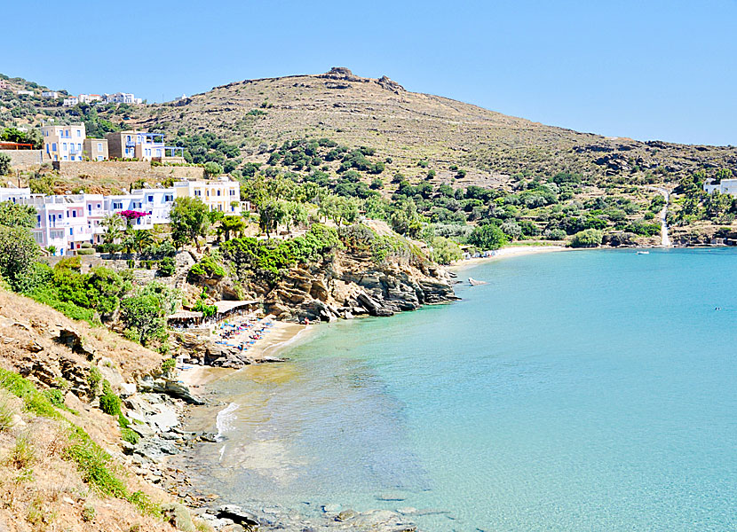 Aneroussa and Delavoyas beach are located just after Stivari beach.