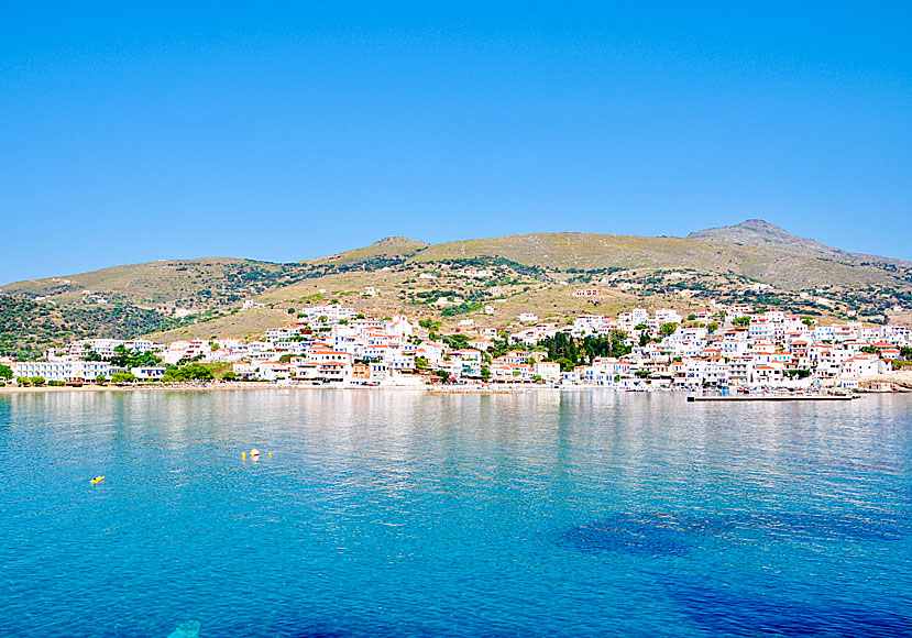 Batsi on Andros is one of the most beautiful villages in the Cyclades.