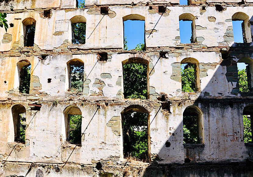 The pasta factory on Andros was founded in the mid-19th century and was operational until well into the 1930s.