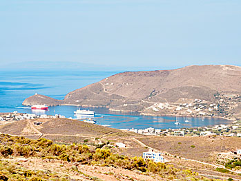 The village of Gavrio on Andros.