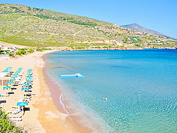 Kypri beach on Andros.