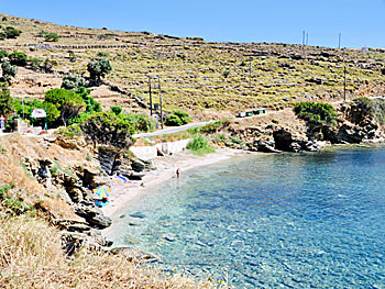 Stivari beach on Andros.
