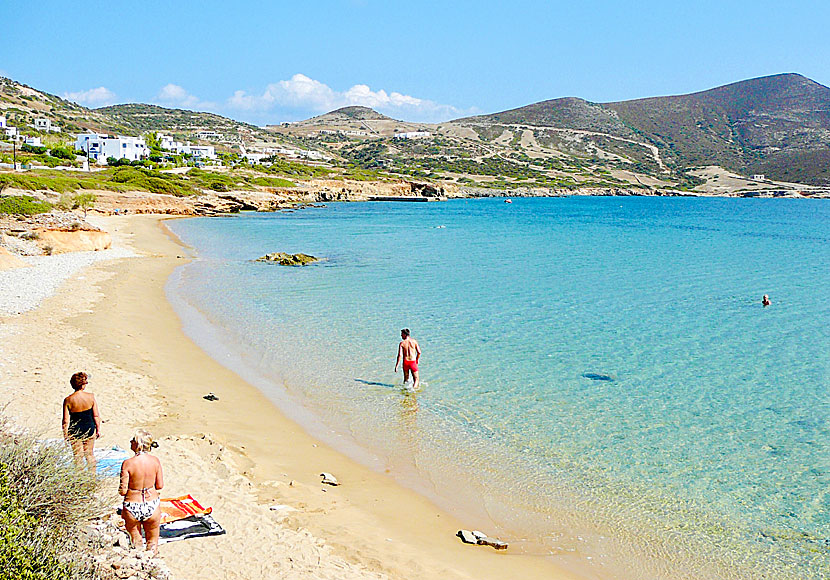 Agios Georgios beach on Antiparos in the Cyclades.