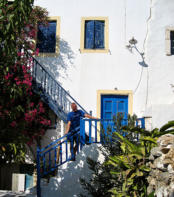 Kalispera Janne in Kastro on Antiparos in Greece.