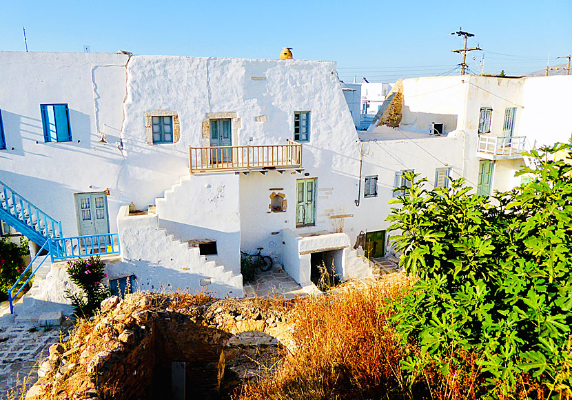 Kastro in Chora on Antiparos in the Cyclades.