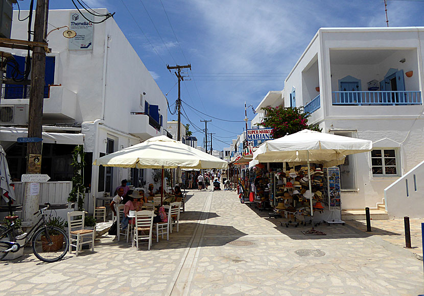 Chora on Antiparos in the Cyclades.