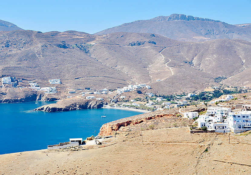 Livadia is the best and most popular beach on Astypalea.