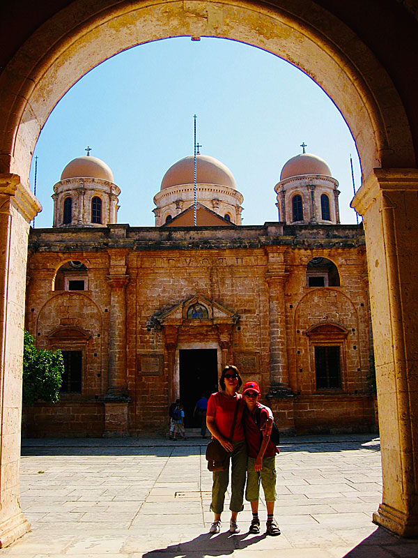 Interesting monasteries and churches on the Akrotiri peninsula near Chania in Crete.