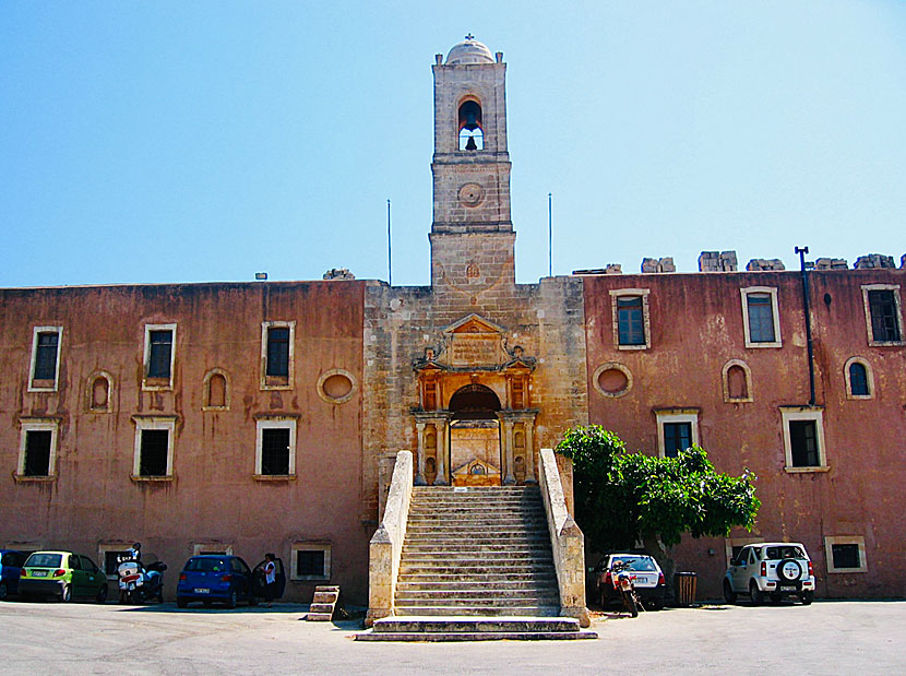 The monastery of Agia Triada on the Akrotiri peninsula near Chania in Crete.