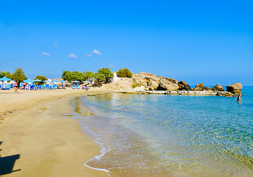 Almyrida. Crete. Sandy beach.