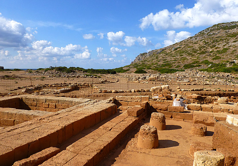 The ancient city of Falassarna in western Crete.