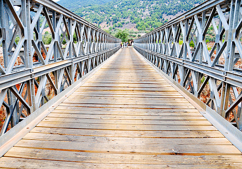 The Aradena bridge in southern Crete.