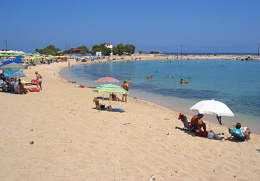 Stavros beach in the Akrotiri peninsula in Chania.