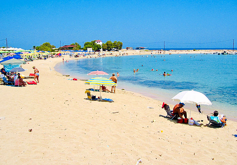 Stavros beach in the Akrotiri peninsula in Chania.