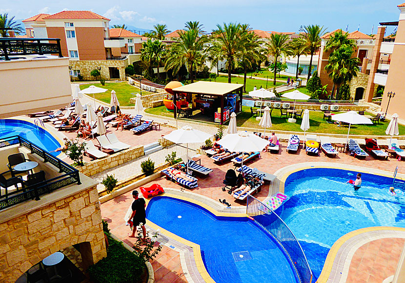 Caldera beach hotel in Gerani in Crete.