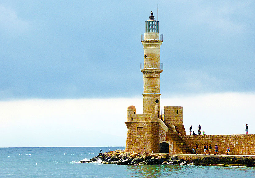 Stormy weather in Chania Crete.