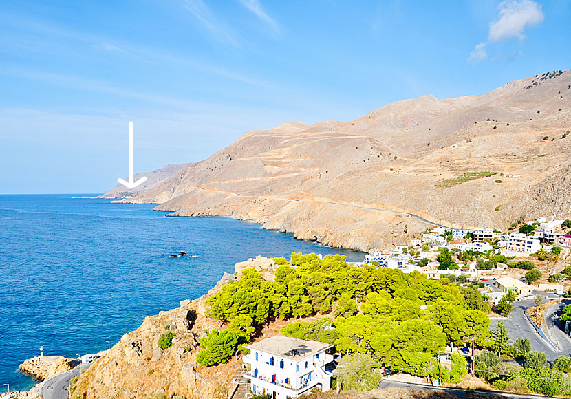 Chora Sfakion near Loutro in southern Crete.