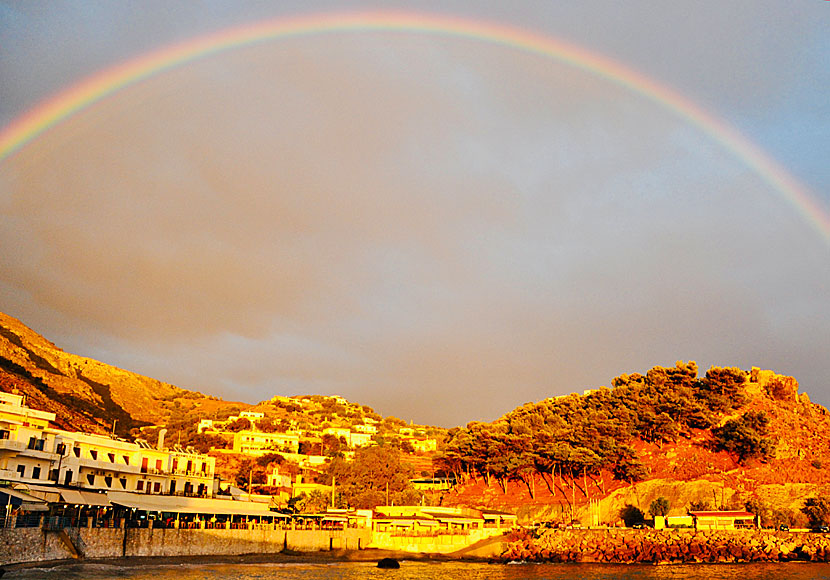 Don't miss the village of Chora Sfakion when you visit Frangokastello castle in southern Crete.