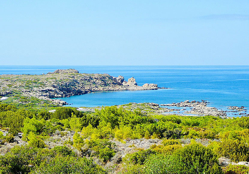 View from Taverna Glykeria near Elafonissi in Crete.