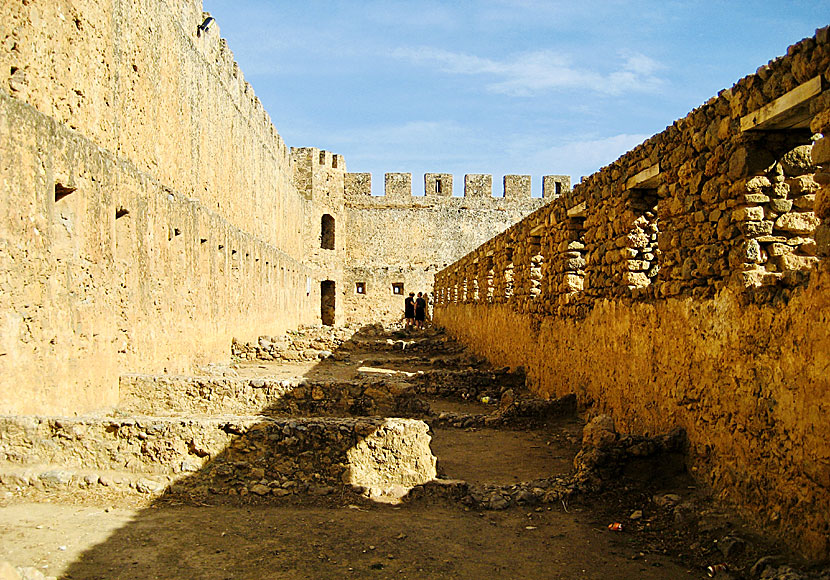 Frangokastello castle in southern Crete.