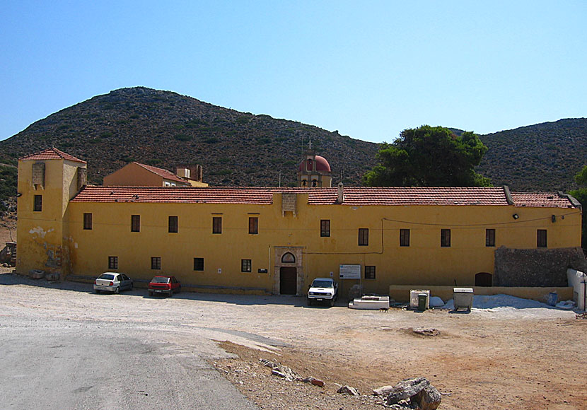 The beautiful Monastery of Gouvernetto in the Akrotiri peninsula close to Chania in Crete.