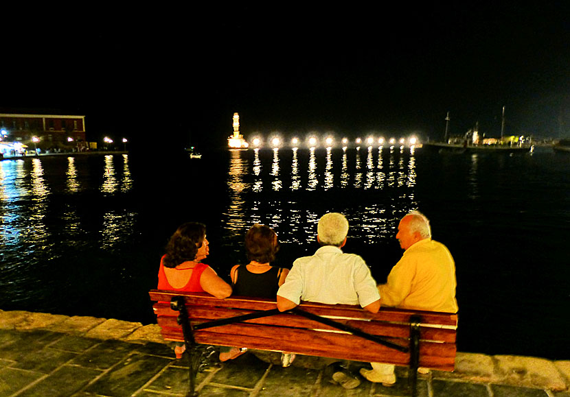 Old town of Chania in Crete.