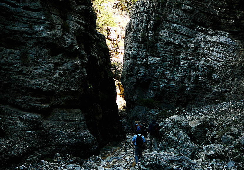 Thousands of allied soldiers escaped from the Nazis via the Imbros gorge in Crete for further travel to Alexandria in Egypt. 