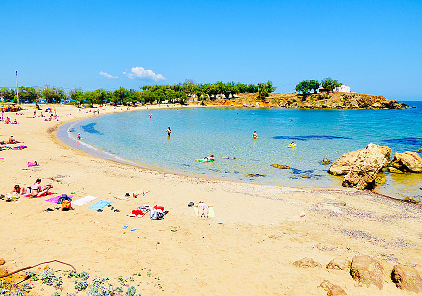 The best beaches near Chania in Crete.  Iguana beach. 