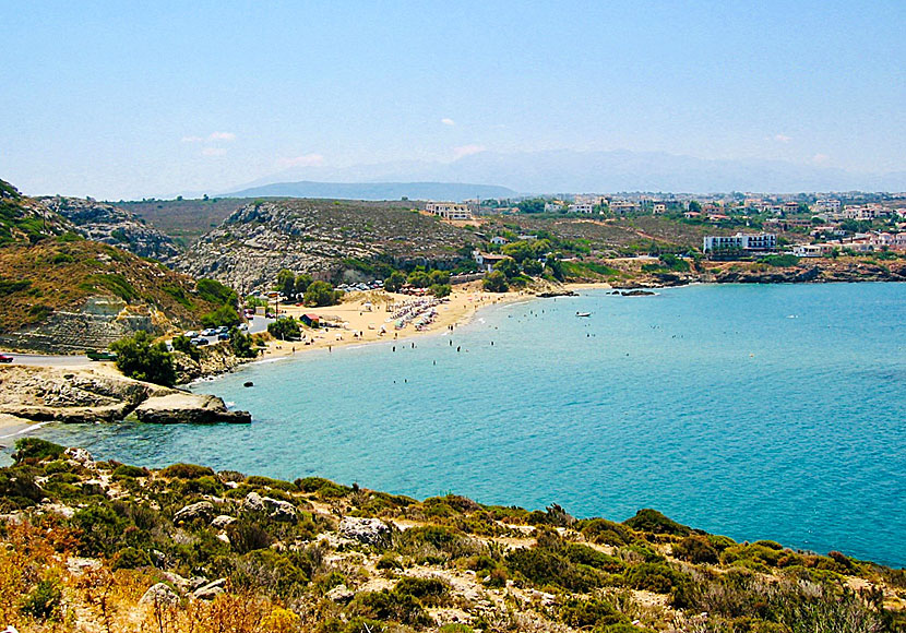 Kalathas beach in the Akrotiri peninsula east of Chania in Crete.