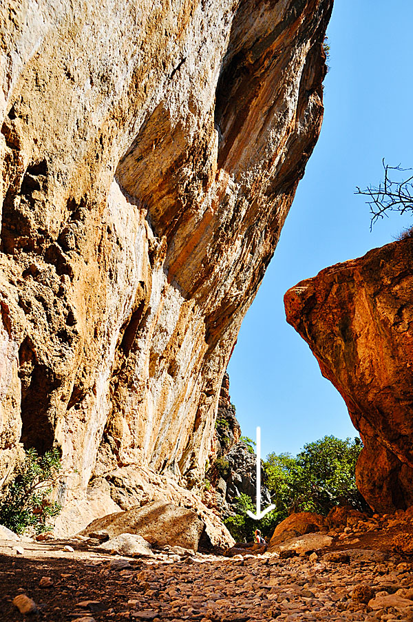 Walk to Lissos from Sougia in southern Crete.