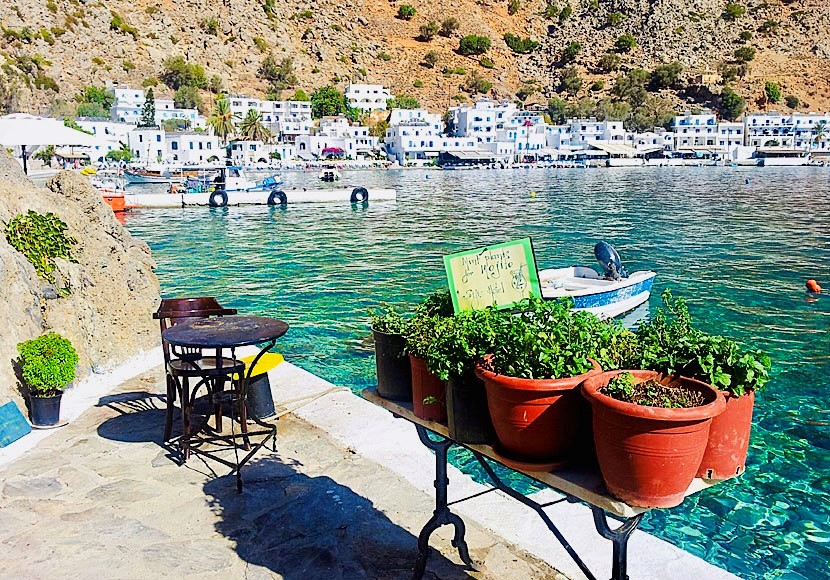 Loutro near Chora Sfakion in southern Crete.