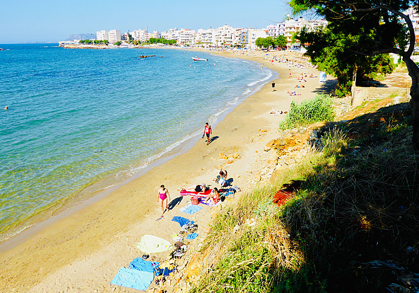 Nea Chora beach is one of the best beaches in northern Crete.