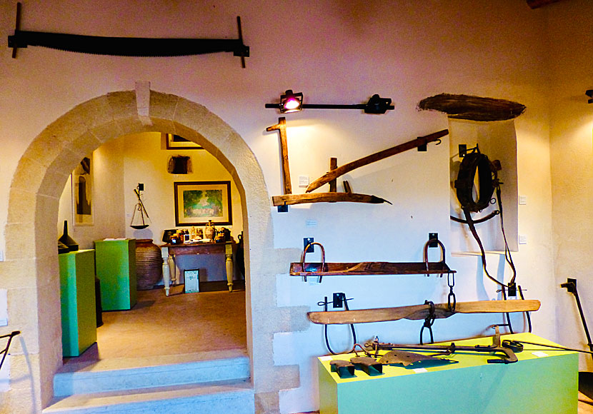 Museum of Olives in Ano Vouves in Crete.