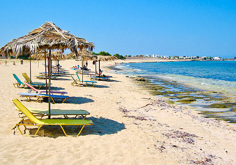 The beach which lies between Blue Beach Villas & Apartments and Stavros beach.