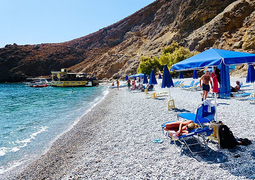 Sweet Water beach in southern Crete.